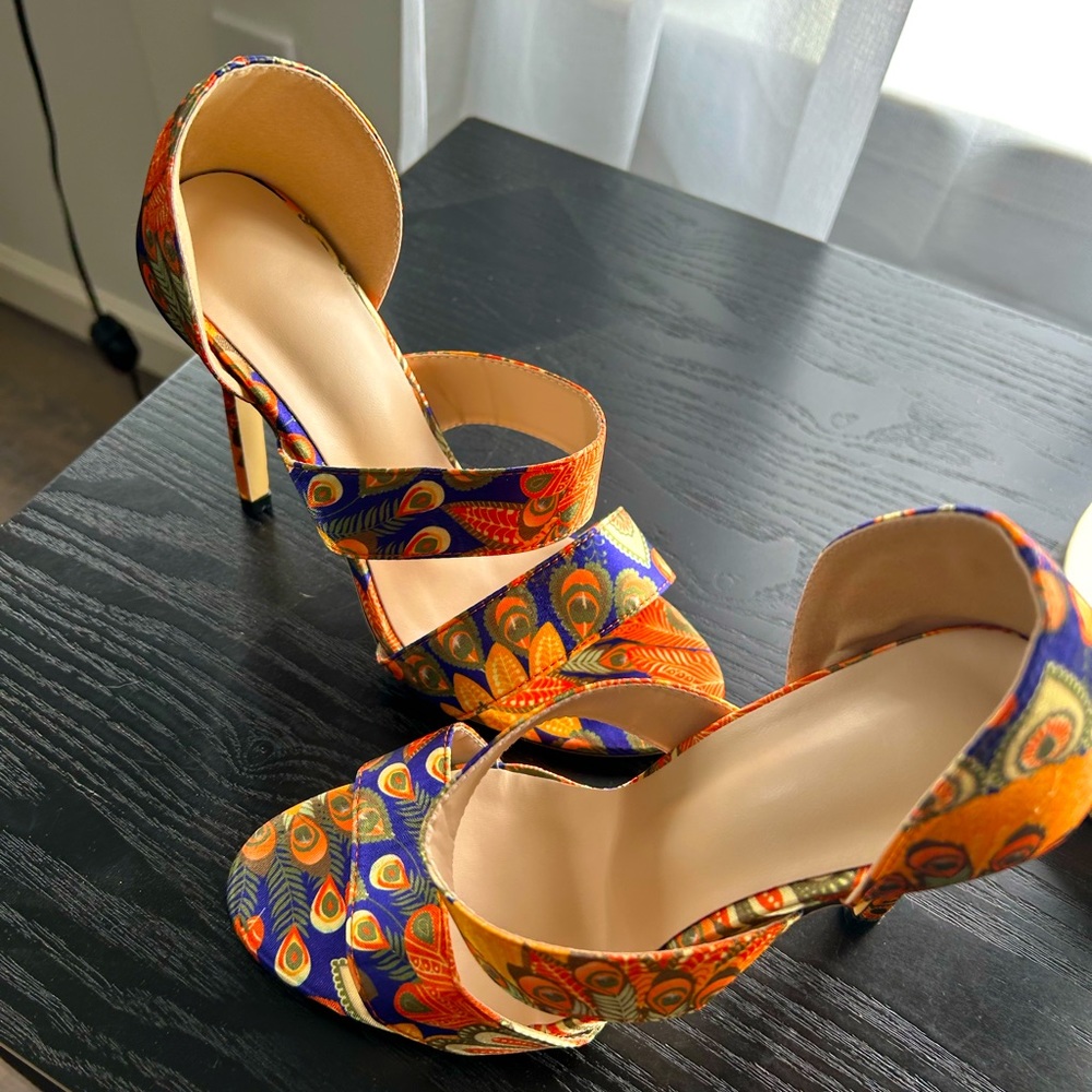 Satin dress shoes